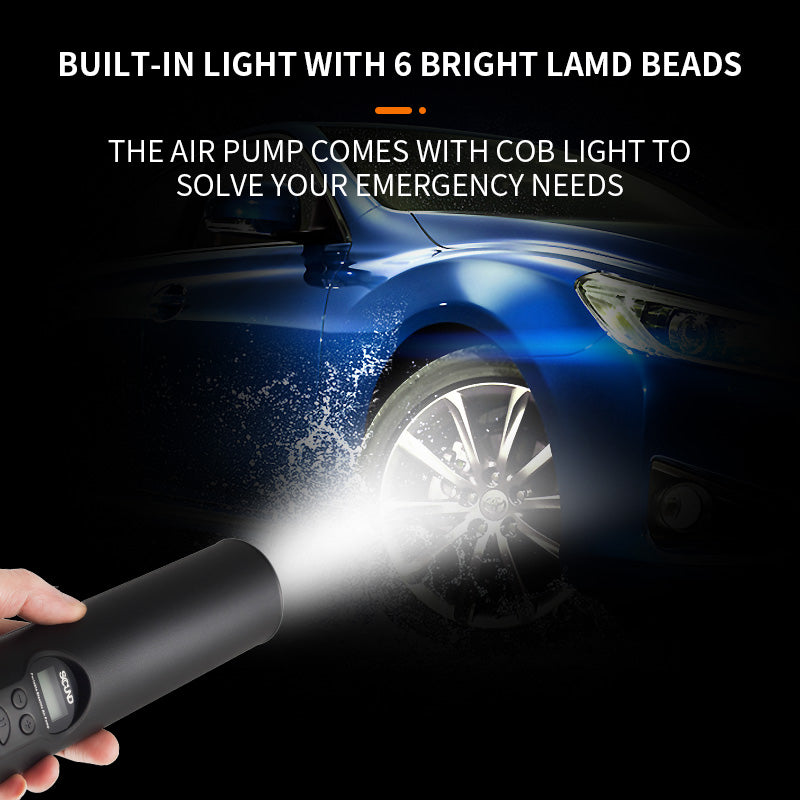 Cordless Portable Tire Inflator — 150PSI Digital Air Compressor