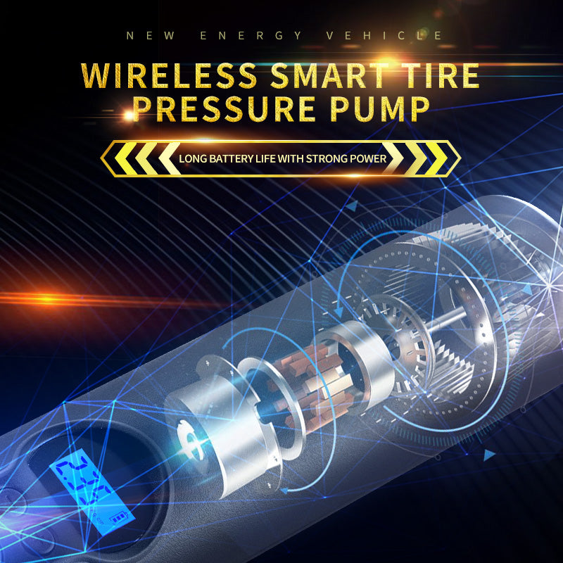 Cordless Portable Tire Inflator — 150PSI Digital Air Compressor
