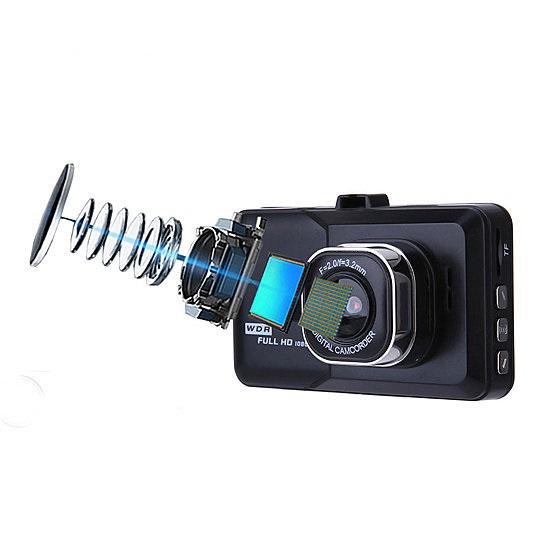 1080P Dash Cam with G-Sensor, Loop Recording & Night Vision