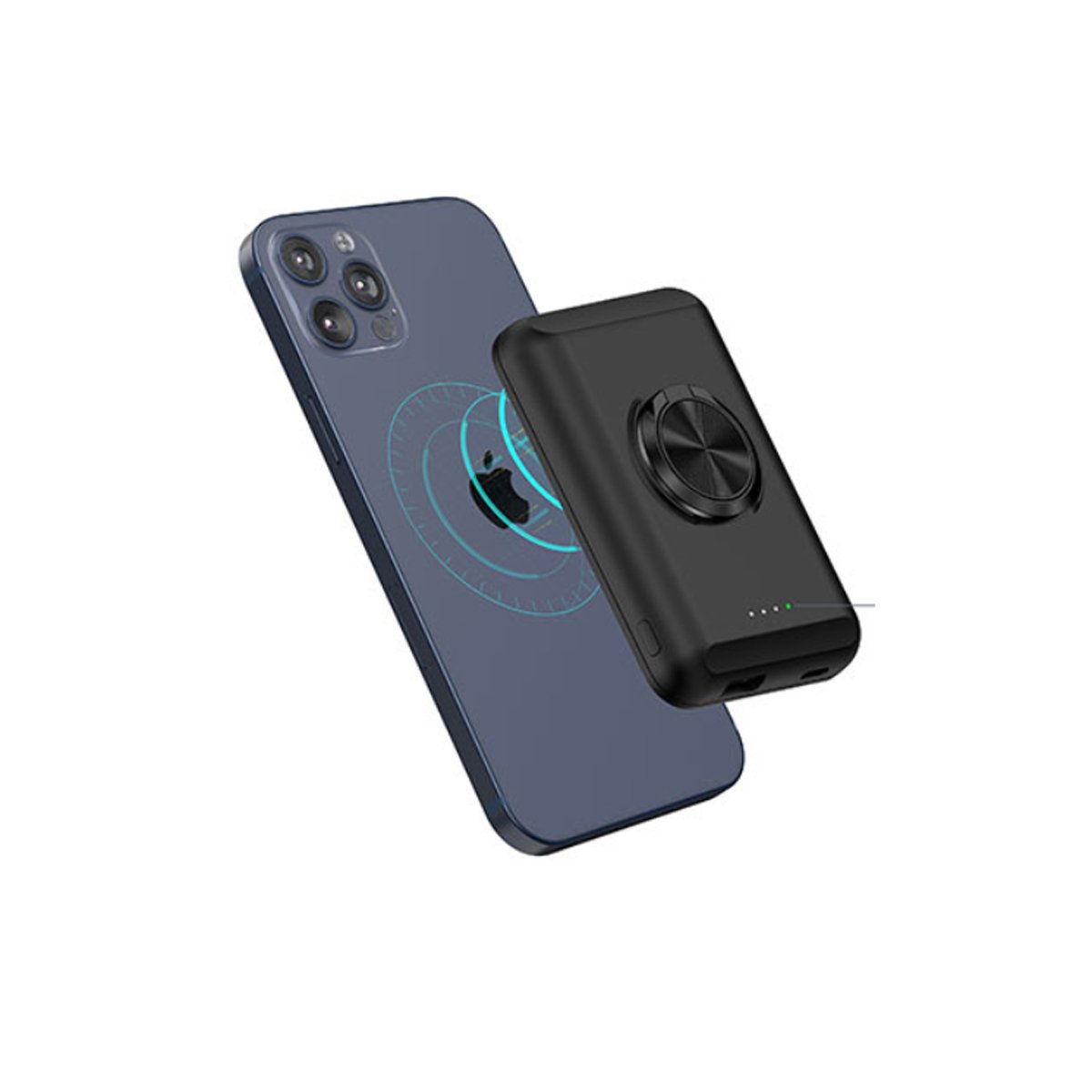 Magnetic Wireless Charger & Power Bank for iPhone 12