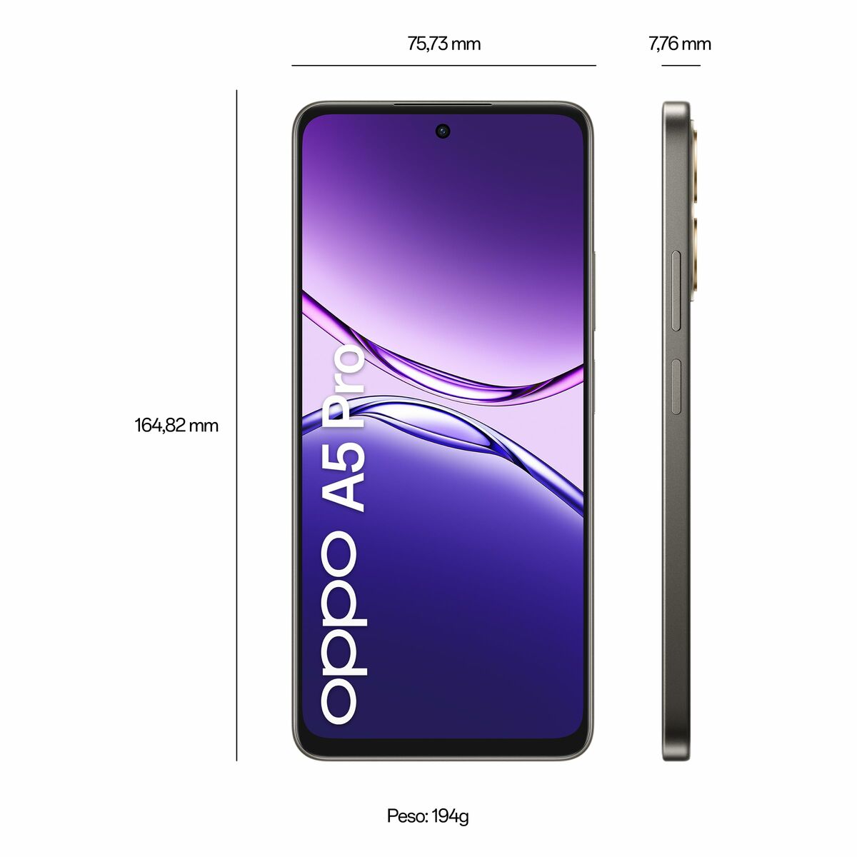 Smartphone Oppo CPH2695 6,67" Octa Core 8 GB RAM 256 GB Black