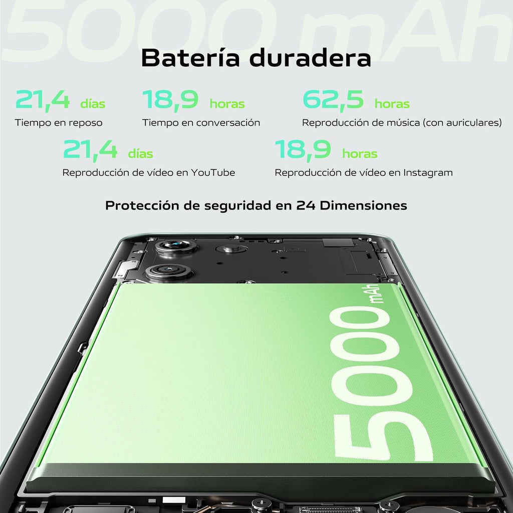 Smartphone Vivo Y03 6,56" MediaTek Helio G85 4 GB RAM 128 GB Black
