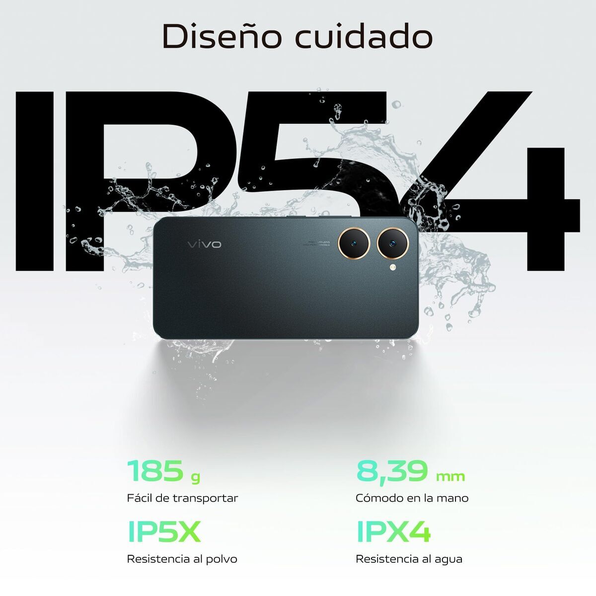 Smartphone Vivo Y03 6,56" MediaTek Helio G85 4 GB RAM 128 GB Black