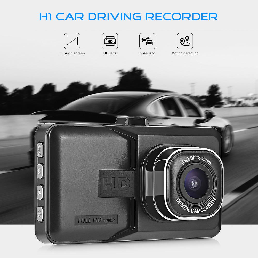 1080P Dash Cam with G-Sensor, Loop Recording & Night Vision