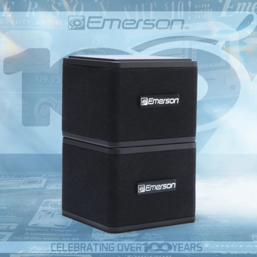 Emerson 1-Pair Instant Connect Sound Blox Wireless Magnetic Stackable