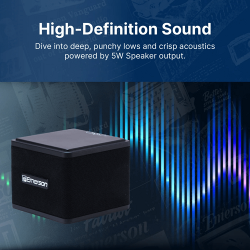 Emerson 1-Pair Instant Connect Sound Blox Wireless Magnetic Stackable