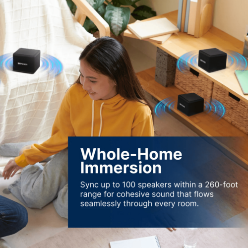 Emerson 1-Pair Instant Connect Sound Blox Wireless Magnetic Stackable