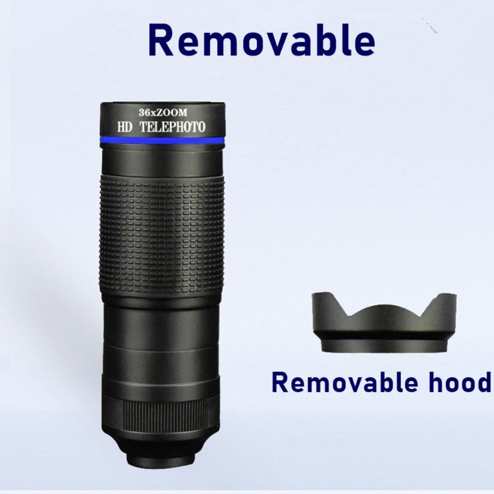 Dragon 36X Mobile Phone Telescope Lens Kit with Tripod