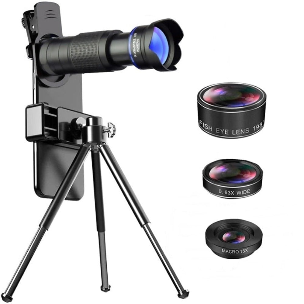 Dragon 36X Mobile Phone Telescope Lens Kit with Tripod