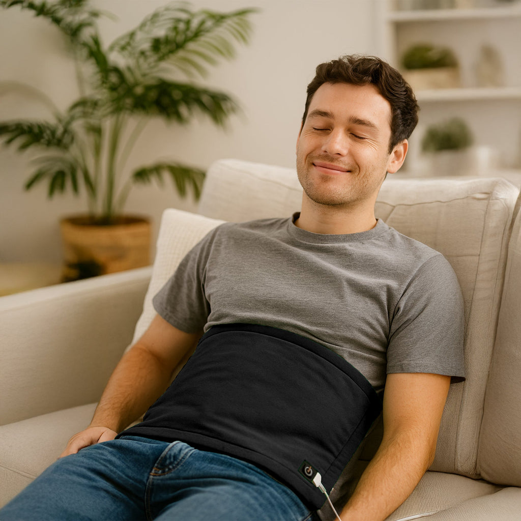 Power Bank & Heating Pad Bundle - LED Fast Charging + XL Pad