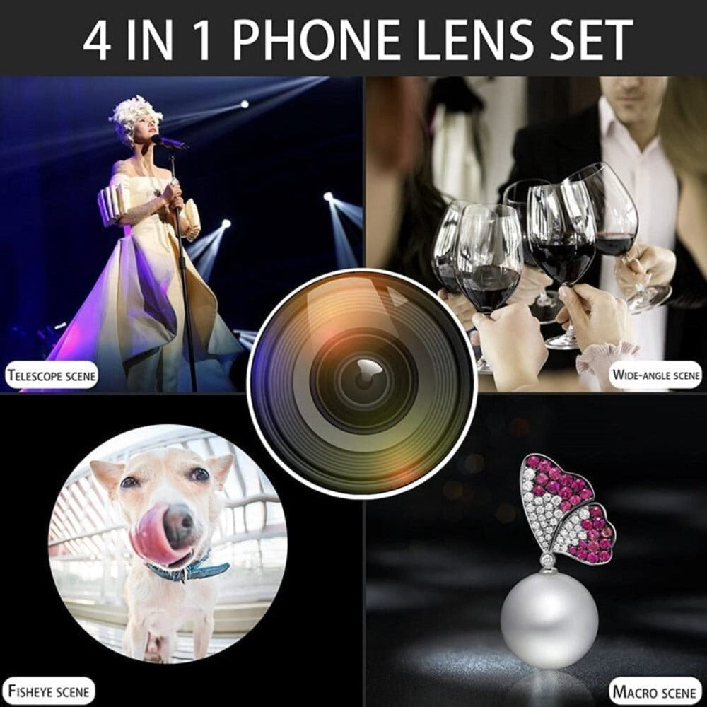 Dragon 36X Mobile Phone Telescope Lens Kit with Tripod