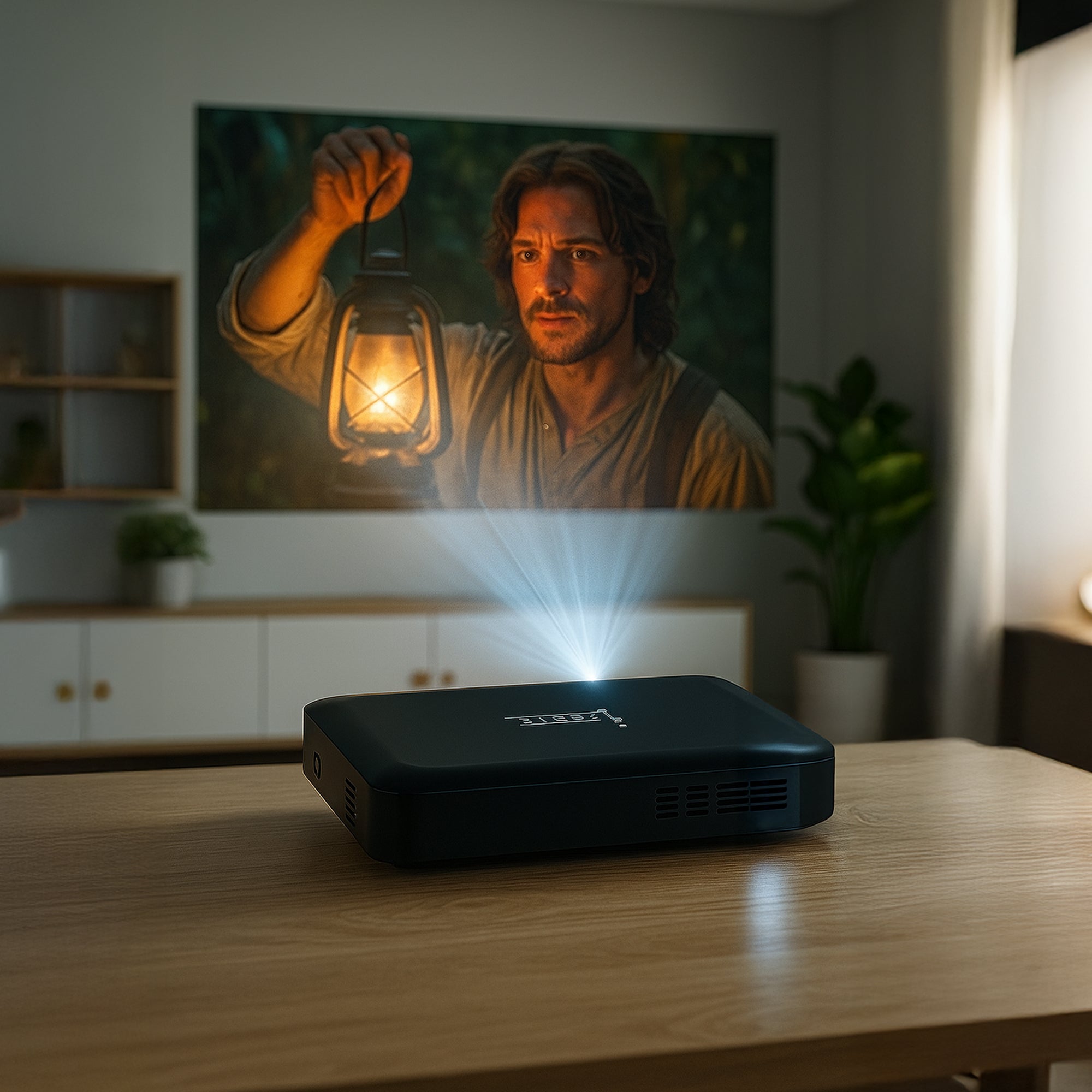 Pursonic Compact HD Projector - Portable Home Theater