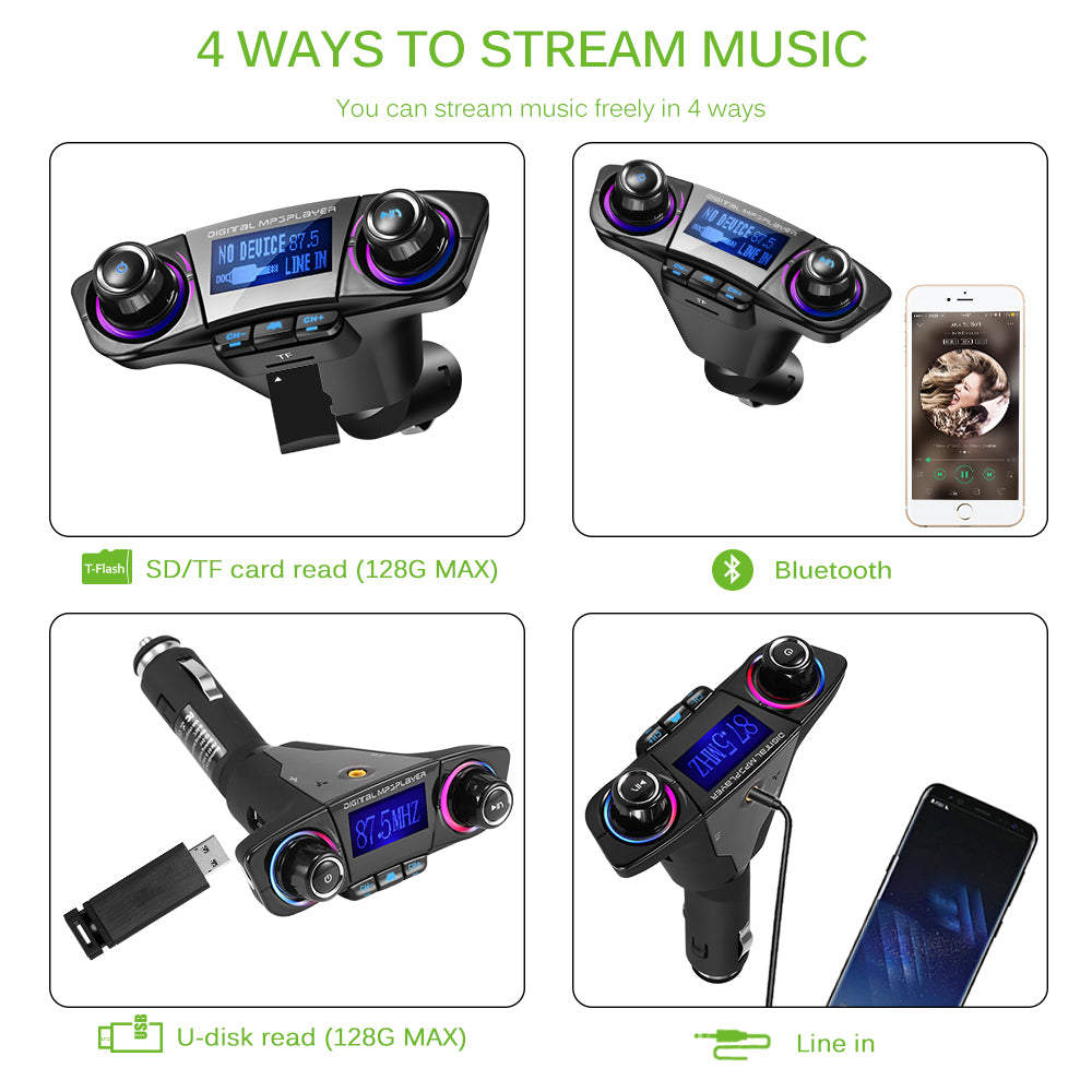 BT06 Bluetooth Car FM Transmitter & MP3 Player