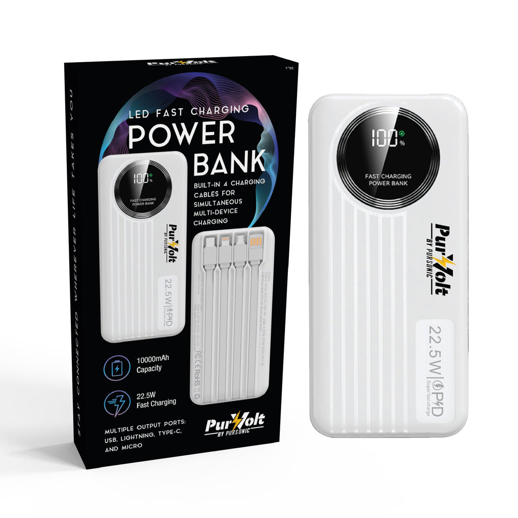 Power Bank & Heating Pad Bundle - LED Fast Charging + XL Pad