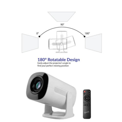 Supersonic Smart WiFi Streaming Projector with Bluetooth