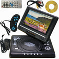 NNEDSZ 7Inch Portable Dvd Player CD Card Hd 16:9 Lcd Large 270-Degree Rotation Screen