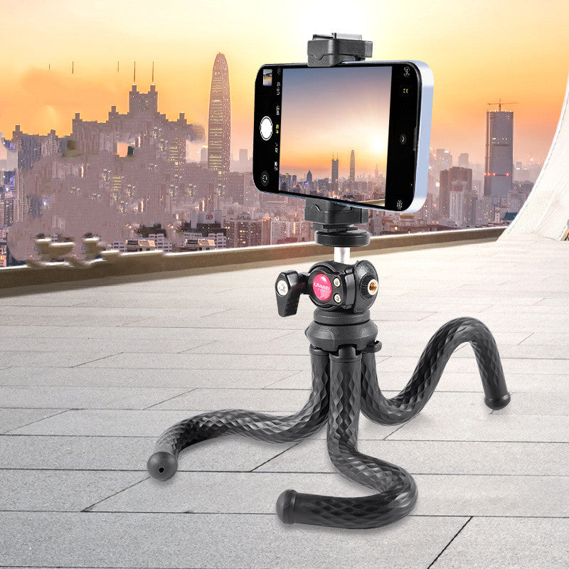 Flexible Octopus Tripod with Universal Smartphone Gimbal Clip
