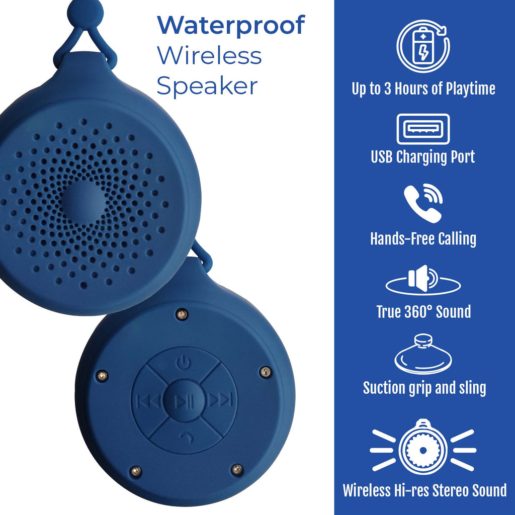 Pursonic Waterproof Wireless Speaker - Portable Bluetooth Audio