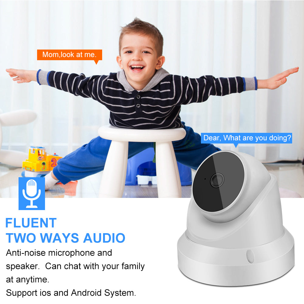 1080P PTZ WiFi Baby Monitor & Home Security Camera