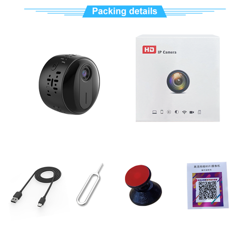1080P HD WiFi Mini Security Camera with Night Vision