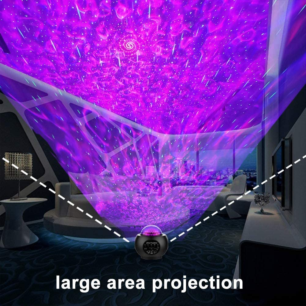 LED Starry Sky Projector with Bluetooth Speaker & Remote