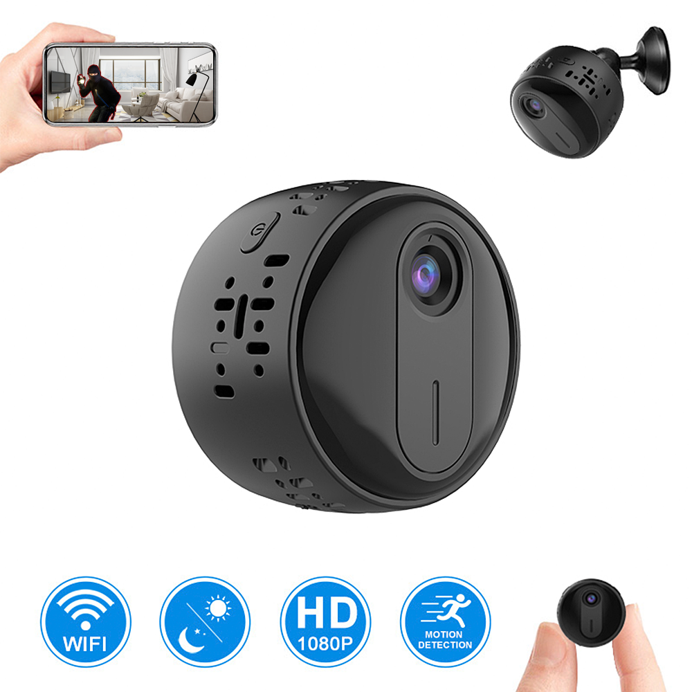 1080P HD WiFi Mini Security Camera with Night Vision