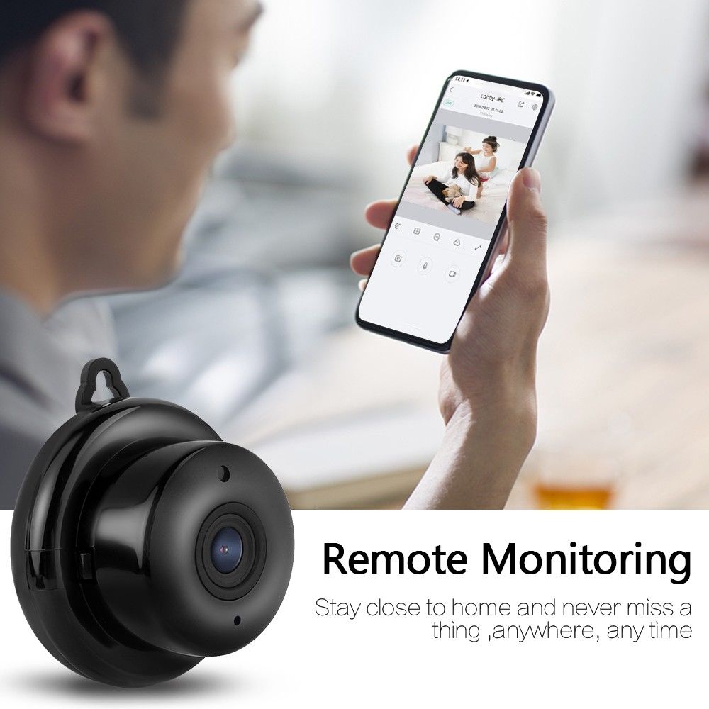 1080P Mini WiFi Hidden IP Camera with Night Vision