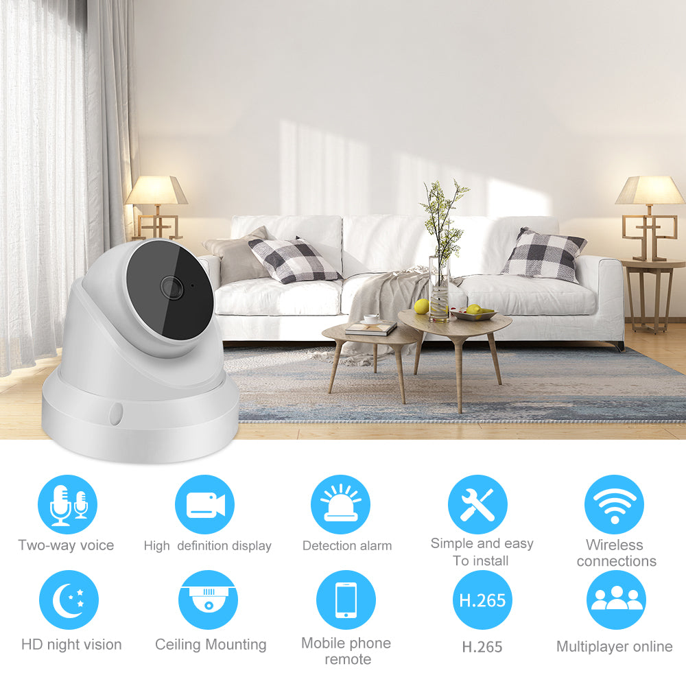 1080P PTZ WiFi Baby Monitor & Home Security Camera