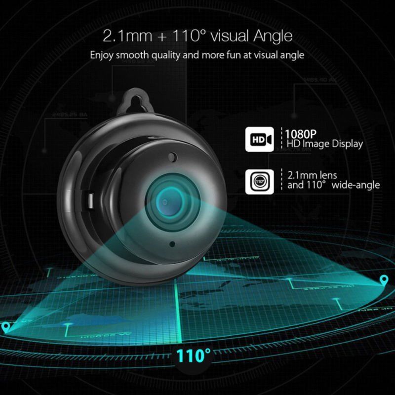 1080P Mini WiFi Hidden IP Camera with Night Vision