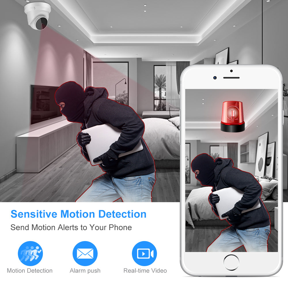 1080P PTZ WiFi Baby Monitor & Home Security Camera