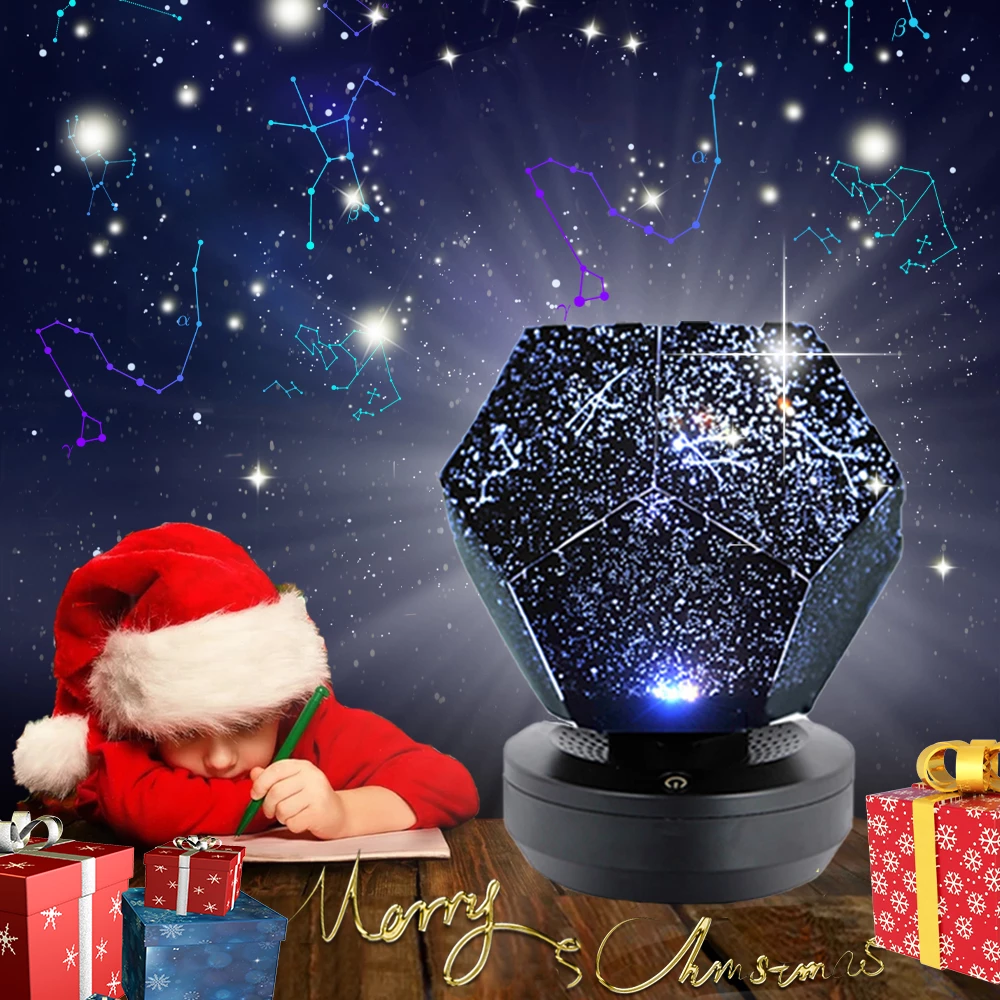 Starry Sky Night Light Projector with Bluetooth Speaker & Remote