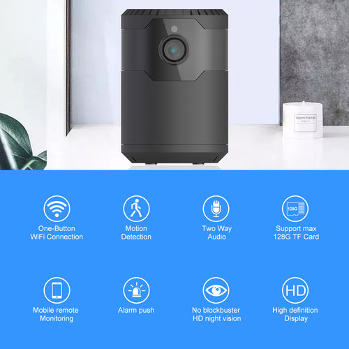 1080P Mini WiFi Security Camera with Night Vision