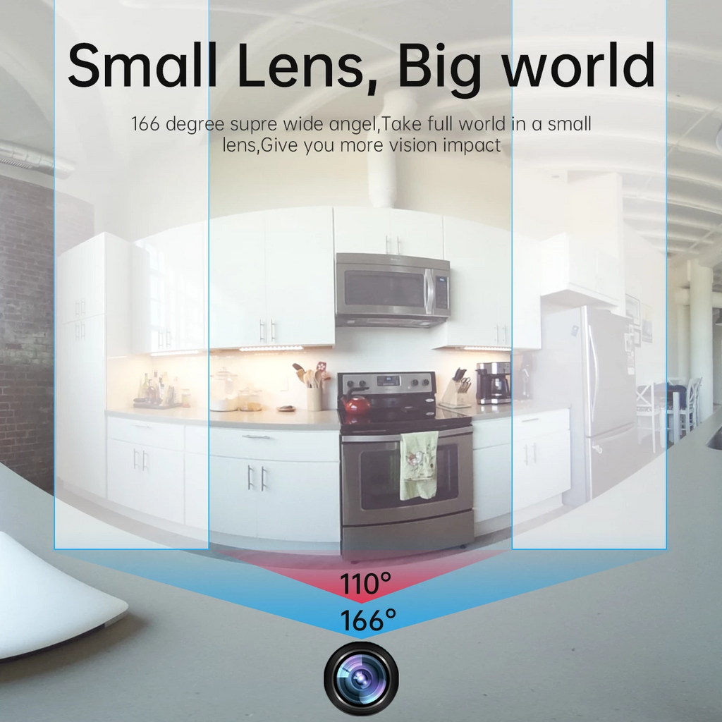 4K WiFi Clock Camera with IR Night Vision & Motion Detection