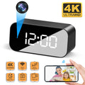 4K WiFi Clock Camera with IR Night Vision & Motion Detection