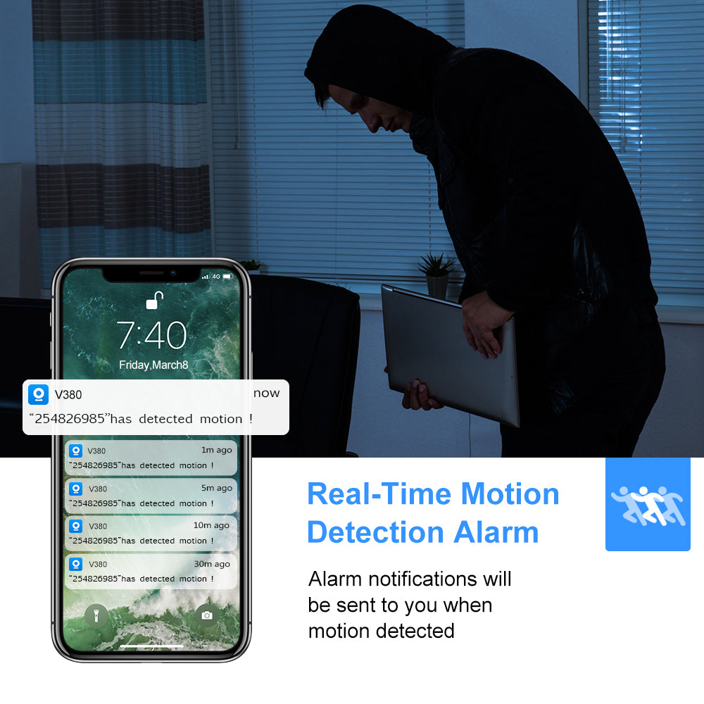 1080P Mini WiFi Security Camera with Night Vision
