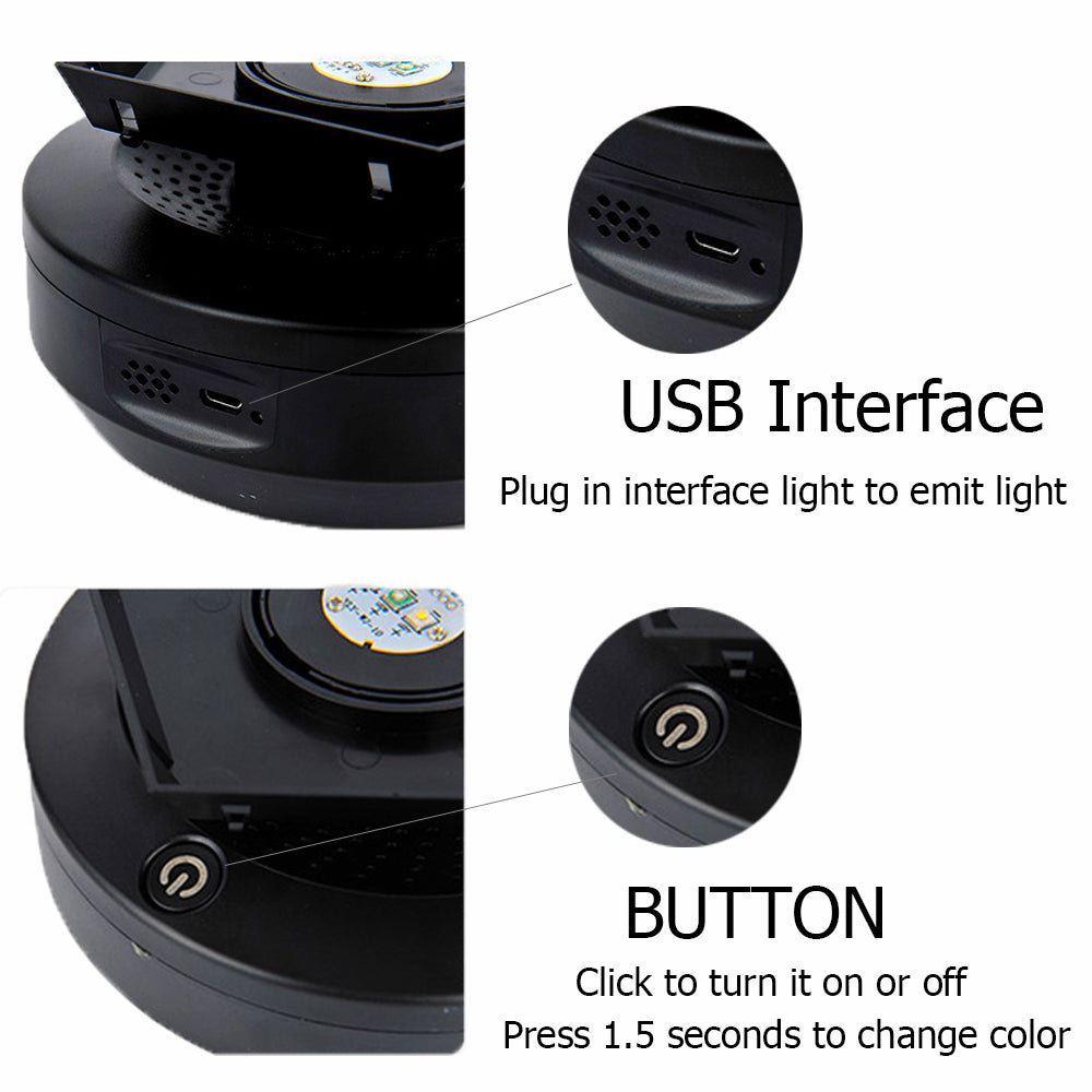 Starry Sky Night Light Projector with Bluetooth Speaker & Remote