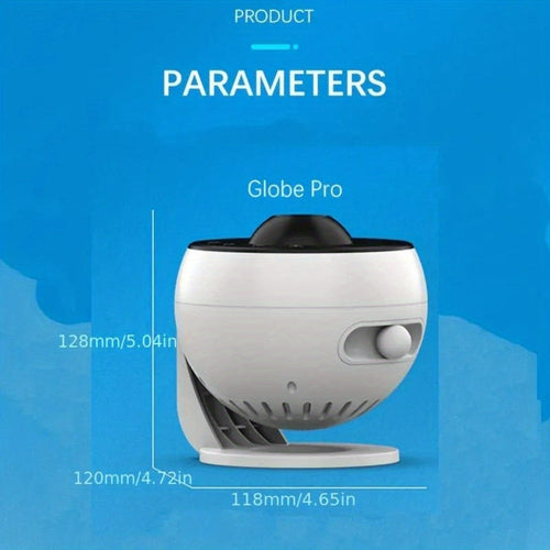 4K HD Earth Projector PRO with 360° Rotation