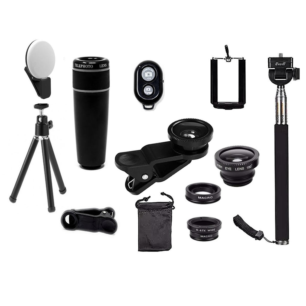 11-in-1 Smartphone Photography Lens & Selfie Kit