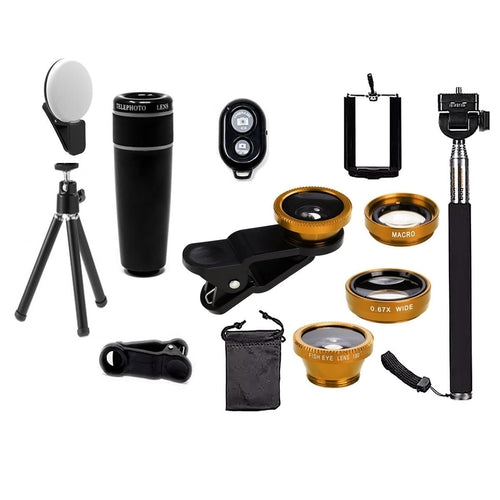 11-in-1 Smartphone Photography Lens & Selfie Kit