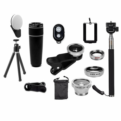 11-in-1 Smartphone Photography Lens & Selfie Kit
